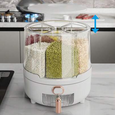 New Visualized 360 ° Rotatable Container, Distributor Large Storage Tank, And Sub Packaging Storage