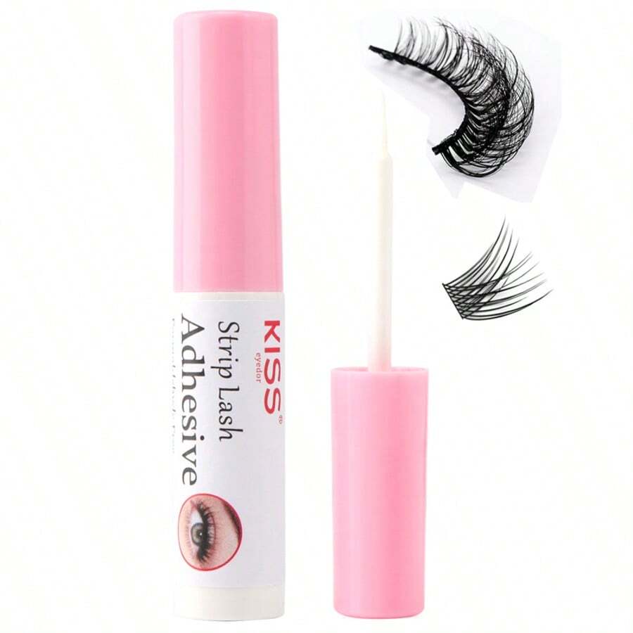 5g New False Eyelash Connection Adhesive Mascara Mild, Non-Irritating Waterproof, Anti-Sweat And Anti-Loss Eyelash Glue Long-Term Wear Quick Drying Set For A Long Time Natural Grafting Extended Eyelash Glue To Create Natural Texture For Self-Use - White - View 1