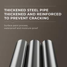 重型双层衣杆储物架服装货架悬挂式展示架黑色衣橱架返校 - 黑色 - 查看 8