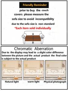 1 件四季沙发垫套，现代简约防滑沙发座椅保护套，可机洗防尘沙发套，柔软防褪色，适用于卧室、办公室、客厅、L 型和 1/2/3/4 座沙发
