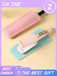 Bộ 1 tấm lót silicon chịu nhiệt, túi đựng máy duỗi tóc, túi đựng mỹ phẩm, túi trang điểm mini, hộp đựng dụng cụ làm tóc du lịch, thích hợp cho máy duỗi tóc, máy uốn tóc, máy tạo sóng, dụng cụ salon, hộp đựng cọ trang điểm du lịch, hộp đựng mỹ phẩm, túi trang điểm, đồ dùng cần thiết khi đi du lịch, phụ kiện nữ, đồ dùng du lịch - Nhiều màu - Xem 4