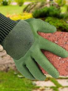 12-Pack Nitrile Rubber Gloves, Gardening Gloves Oil-Resistant Non-Slip Grip For Mechanics & Laborers | Medium