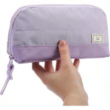 Estuche para lápices, verde menta, bolsa para lápices, estuche para bolígrafos, bolsa para bolígrafos - Morado - Ver 6