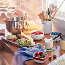 Premium 5QT Stainless Steel Mixing Bowl With Handle, Compatible With KitchenAid Stand Mixers, Durable For Baking & Cooking, Kitchenaid Mixer Accessories - Silver - View 4