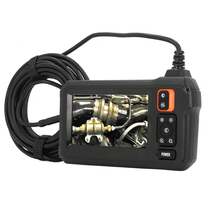 Brillo Ajustable Industrial HD 1920 x 1080P Digital Borescope Set, Endoscopio Industrial Impermeable Lente de 8mm Endoscopio Industrial Cámara de Inspección con Pantalla IPS de 4.3" y 8 LED para Mantenimiento de Automóviles inspección de tuberías de drenaje mantenimiento de equipos mecánicos - Imagen Giratoria: 180°, la pantalla soporta cambio de color blanco y negro - Negro - Ver 11