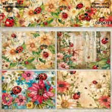 8 Stücke A5 ästhetisches Sammelalbum Papier A5 Muster, einseitig, Sammelalbum Decoupage Papierblock für DIY Basteleien, Journaling, Sammelalbum Zubehör, Geschenkverpackung, Album Kunst, dekoratives Bastelpapier