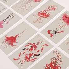 Realistic Fake Tattoos Simple Butterfly Temporary Tatto For Adult 10 Pcs - Style 10 - 查看 3