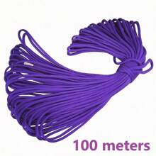 10/50/100m 6mm Gruba Lina Do Ręcznie Robionej Biżuterii, Bransoletki DIY, Materiał Koralikowy