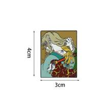1 Stück Anime-Gemälde-Brosche, Fan-Geschenk Abzeichen Accessoire, Abschlussgeschenk Brosche, verwendbar für Rucksäcke, Modezubehör, Kleiderdekoration