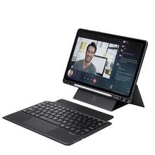 1 pezzo Tastiera nera DUX DUCIS con custodia protettiva compatibile con iPad, Galaxy Tab, XM Pad, design in 2 pezzi versatile con 4 posizioni di supporto, facile da usare e facile da connettere con risposta rapida (Nota: stiamo per aggiornare il packaging, quindi potrebbero esserci confezioni nuove e vecchie in circolazione)