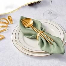 Customized Semi-Circular Napkin Buckles - Multicolor - View 4