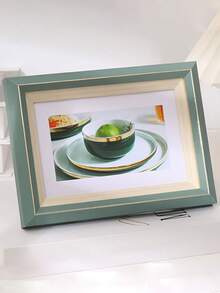 1pc Vintage Design Photo Frame Gifts Birthday Graduation - Green - View 4