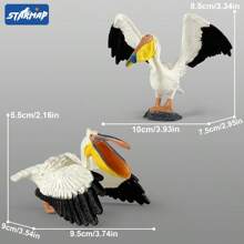 North American Forest Animal Figurines Educational Toy Cake Toppers,Realistic Jungle Animal Set, Christmas Birthday Gift For Kids Toddlers, Includes Elephant,Camel,Giraffe,Tiger Lion,Panda,Bear,Deer,Hippo,Rhino,Raccoon,Lynx,Wolf,Eagle,Beaver, Rabbit,Beaver,Bald Eagle, And More