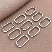 2/4/6件18K镀金珠框双孔框隔珠长方形空心隔珠适用于串珠DIY耳环手链项链珠宝工艺品制作 - 彩色 - 查看 10