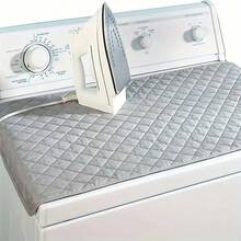 Elegant Silver Plaid Travel Ironing Pad – Portable, Foldable And Heat-Resistant For On-The-Go Touch-Ups, No Power Needed, Easy Storage, Space-Saving Design, Ideal For Home, Dorm, Hotel Stays, And Holiday Gift Packages; Perfect Travel Accessory, Spring Cleaning Essential, Fashion-Forward Voyager Gift, Lightweight Household Organizer, Practical Home Office And Vacation Craft Gift Choice - Silver - View 6