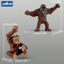 North American Forest Animal Figurines Educational Toy Cake Toppers,Realistic Jungle Animal Set, Christmas Birthday Gift For Kids Toddlers, Includes Elephant,Camel,Giraffe,Tiger Lion,Panda,Bear,Deer,Hippo,Rhino,Raccoon,Lynx,Wolf,Eagle,Beaver, Rabbit,Beaver,Bald Eagle, And More