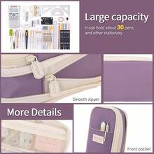 Office & Stationery Storage Set - Purple - View 5
