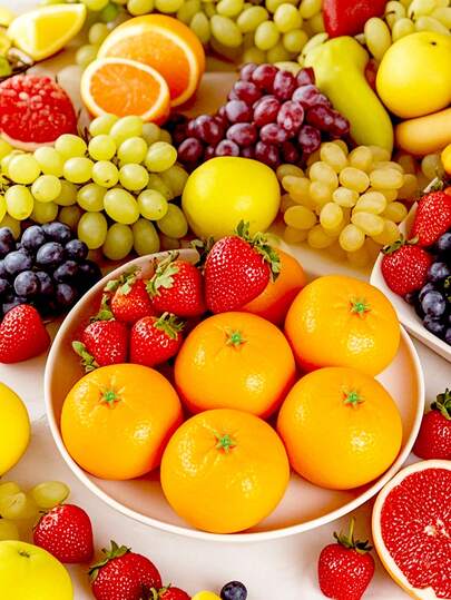 10/6/5/3/1pc Fake Oranges,Autumn Ornaments, Autumn Artificial Fruits For Decoration Lifelike Fake Fruit Faux Oranges For Home Kitchen Cabinet Decor Photography Prop,Fake Plants