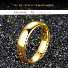 Gold Plated Ring Colour Fashion Women's Simple Couple's Wedding Ring Engagement Jewellery Gift - Multicolor - View 3
