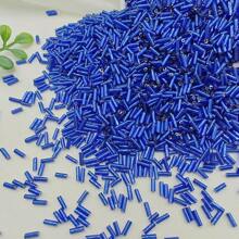 50g(About 1500pcs) Of 7*2mm Thin Tube Glass Beads, Suitable For DIY Handmade Jewelry Bracelet And Necklace Making Accessories