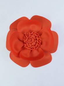 夸张纯色面料花朵胸针发夹，女士泳衣配饰，夏季 - 花 - 查看 3