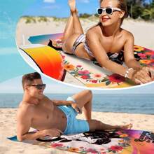 1 peça, guirlanda de touro macia e confortável para o festival de touradas espanholas, presente minimalista e elegante, toalha de praia/toalha de banho/cobertor sem areia, absorvente, de secagem rápida e portátil, leve, ótimo presente para família, colegas de classe, amigos, impressão digital de alta definição, cobertor pequeno personalizado, adequado para vários fins, uso em todas as estações, piquenique, acampamento, academia, cobertor de presente especial, categoria: toalha de praia, toalha de banho, cobertor