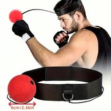 Conjunto de Bolas de Reflexo de Boxe - Bola de Reação de Velocidade com Faixa de Cabeça Ajustável - Melhora a Coordenação Olho-Mão, Velocidade e Tempo de Reação Bola de Treinamento de Velocidade Esportiva - Multicolorido - Ver 13