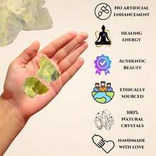 Local Shipping--  Healing Crystals, Stones, Healing Stones, Rock Collection, Agate, Raw Stones ,Crystals, Rocks, Jade, Crystals And Healing Stones(Labradorite, 2 Pcs) - 綠蛋白石 - 查看 3