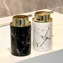 Luksusowa butelka na mydło w płynie do rąk, butelka z pompką do żelu pod prysznic, szamponu, płynu do mycia naczyń, detergentu do prania z powrotem do szkoły