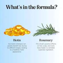 Rosemary And Biotin Shampoo For Thinning Hair - Vegan Volumizing Shampoo For Fine Hair With B Vitamins Argan Oil &Amp; Tea Tree Essential Oil - Paraben Silicone And Sulfate Free Vegan Formula (8 Fl Oz) - 25.00 Fl Oz (Pack Of 1) - View 6