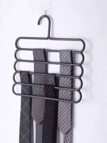 Cabide multifuncional antiderrapante para guarda-roupas, calças, gravatas, cachecóis, cachecóis de seda, prendedores de cabelo para meninas, suporte para armazenamento de prendedores, ferramenta prática de armazenamento doméstico