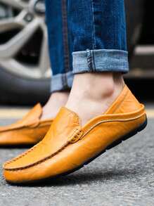 Chaussures  pour hommes, mocassins printemps hommes, chaussures de ville casual  avec Glissant, chaussures classiques  souples et respirantes