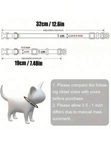 1pc Suede Bowknot Pet Collar With Bell, Adjustable Velvet Neck Strap For Cats - Multicolor - View 10