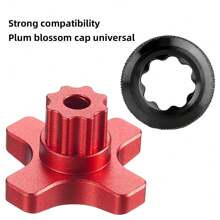 Bicycle Crank Cover Disassembly Wrench, High-Strength One-Piece Hollow Middle Axle Tool For Mountain And Road Bikes