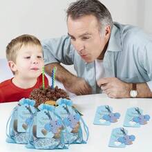 60 piezas/20 sets Llaveros de elefante para baby shower, incluye 20 llaveros de elefante, 20 etiquetas de agradecimiento, 20 bolsas de regalo, adecuado para baby shower con tema de elefante, cumpleaños de niño/niña, Navidad, graduación, inauguración de casa, San Valentín, aniversario, despedida de soltera - Celeste - Ver 6