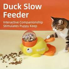 1 件宠物防漏喂食器，自娱性喂食器，猫狗食物分配益智喂食器玩具，宠物趣味玩具，缓解焦虑，与主人互动，适用于猫狗