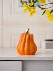1 pezzo Decorazione a forma di zucca in ceramica, disponibile in varie dimensioni e colori, stile moderno minimalista, regalo, artigianato in ceramica, adatto per ristorante, vacanze, casa, stanza, decorazione per matrimonio