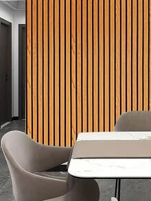 Tapet detașabil, tapet din PVC cu dungi și imitație de lemn impermeabil, detașabil fără reziduuri, rezistent la umezeală, la mucegai, rezistent la căldură, potrivit pentru sufragerie, sufragerie, decor dormitor - Multicolor - Vizualizare 2