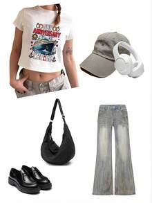 Stylish Thick Cotton Women's Short Cropped TShirt With Our Anniversary Cruise Personalized Print  Perfect For Vacation Ideal For Couples A Romantic Gift Choice - White - View 2