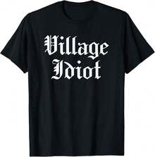 Village  Renaissance Festival Funny Ren Faire Costume T-Shirt Halloween Gift For Kids Father's Day Gift For Grandpashirts,Streetwear,Funny Graphic T Shirts,Vintage T Shirts,100 Percent Cotton T Shirt,Oversize,Graphic Tees Men - Black - View 1