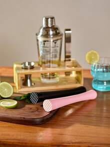 Cirelle Mieszadło kuchenne do baru S - stal nierdzewna Bar Old Fashioned kruszarka do lodu do lemoniady owocowej SHome Bar Accessories - do przygotowywania pysznych mojito i innych napojów owocowych!, prezent dla ojca - Srebro - Zobacz 2