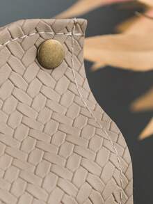 1件、2件、5件、10件套装纯色麦穗图案纸巾架，垂直PU皮革压花防水纸巾盒，适用于卧室、客厅、餐厅、酒店、酒吧、浴室、办公桌、户外餐厅、派对餐巾架 - 米色 - 查看 6