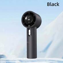 1 件男女通用纯色 USB 可充电 100 速高风量长电池寿命迷你手持风扇，液晶显示屏，适合送礼、户外、海滩、旅行、运动、家居、办公室、日常使用 - 彩色 - 查看 16
