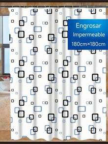 Juegos de cortinas de ducha, decoración de habitaciones, accesorios de baño, decoración de baño - Multicolor - Ver 4