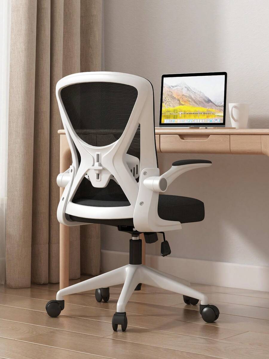 Silla Oficina Ergonomica Con Respaldo Soporte Lumbar Separado - Negro - Ver 1