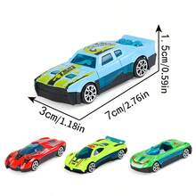 Alloy Scooter Ejection Jam Car Random Car Model Exquisite Set Boy Puzzle Education Birthday Gift Halloween Gift - Multicolor - View 5
