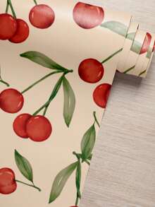 Vintage Cherry Wallpaper - 彩色 - 查看 3