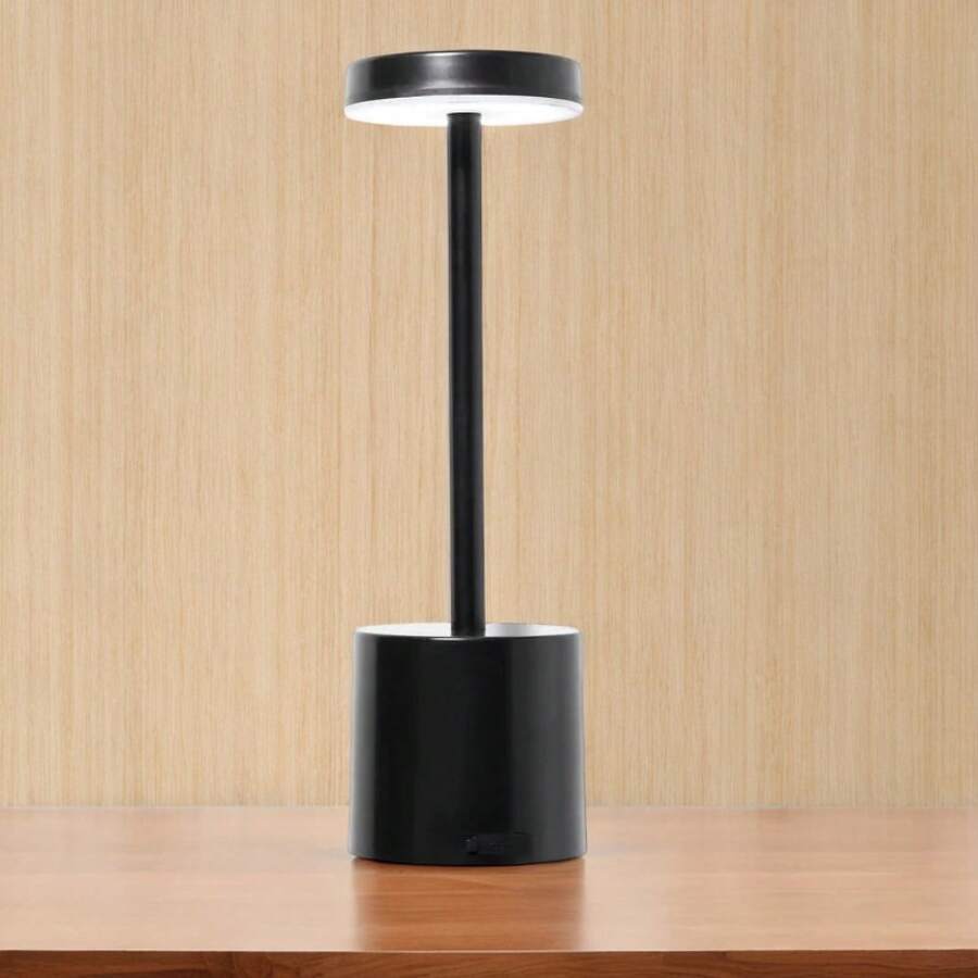 Ivitar Weatherproof Outdoor Table Lamp - 2025 Solar Charging & USB-C Port, 3-Level Adjustable Brightness (500-1500 Lumens) For Patio/Camping, IP65 Rated Aluminum Housing - 1 - View 1