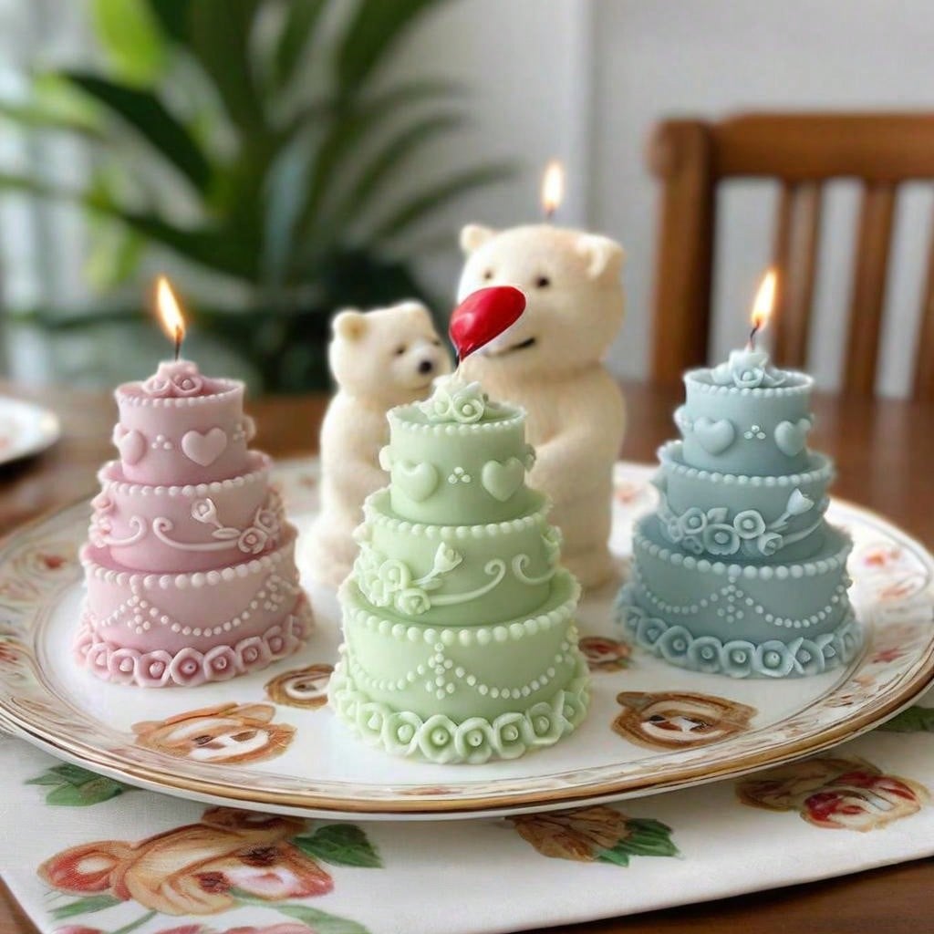 1 pezzo Mini 3D Floral Em Mol C Cande Mold/Mano di sapone fatto a mano, per la Festa di San Valentino Decorazione romantica per casa/festa per feste
