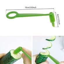 Pelador de Verduras Multifuncional, Pelador de Frutas y Verduras, Rallador, Julienne, Pelador de Zanahorias, Patatas y Pepinos, Gadgets de Cocina - Verde - Ver 6